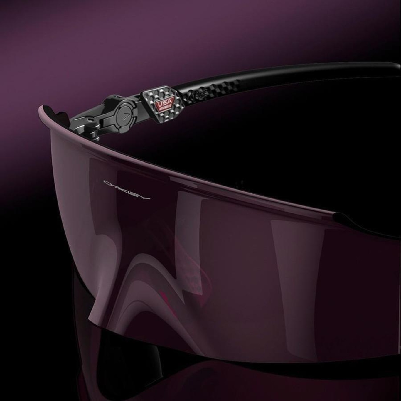 Óculos de Sol Unissex Oakley Kato M Ink Prizm Road - Foto 5