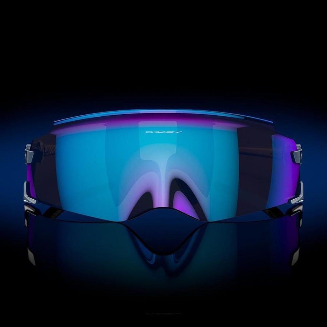 Óculos de Sol Unissex Oakley Kato M Polished Poseidon Prizm Sapphire - Foto 6