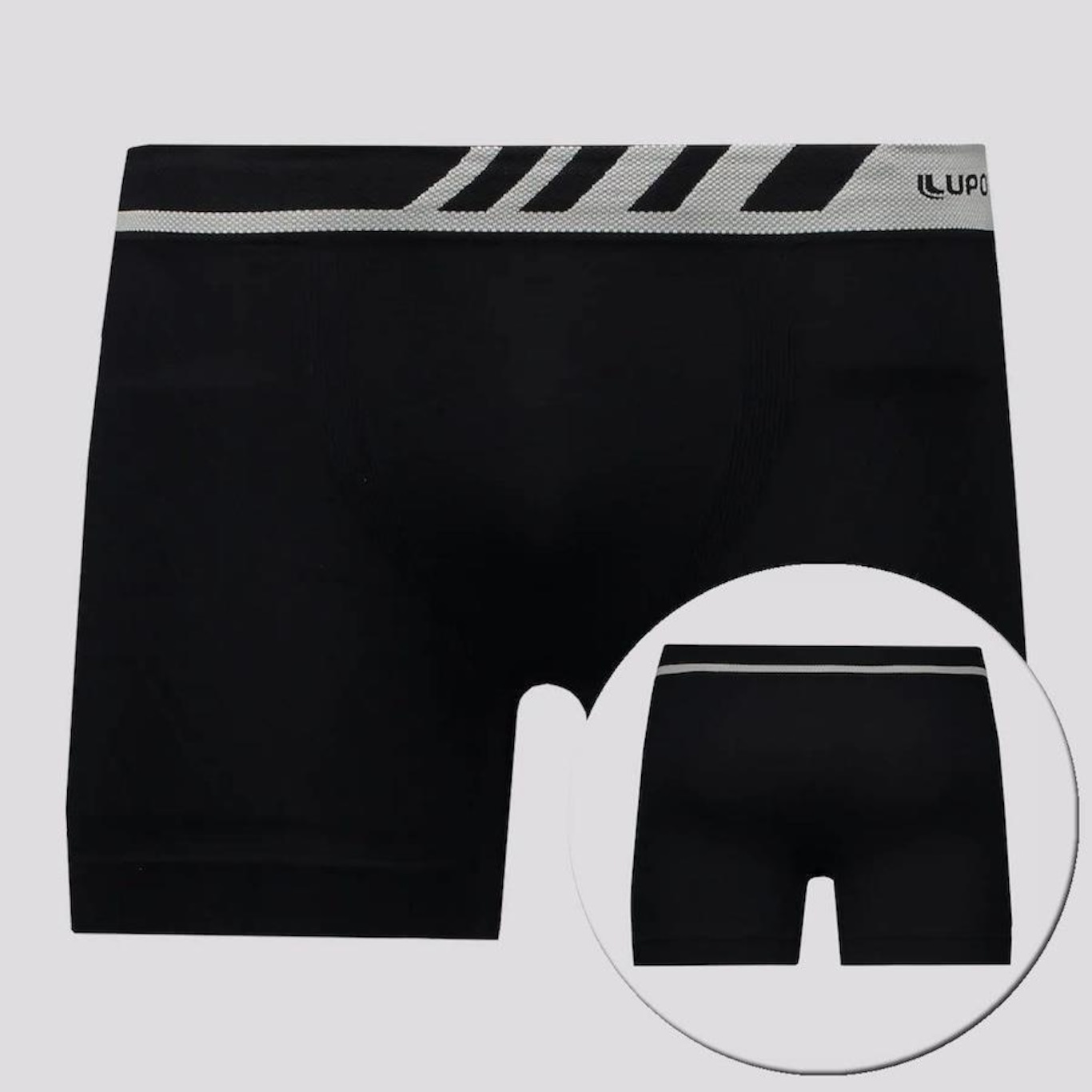 Cueca Boxer Lupo Especial Microfibra - Adulto - 3 unidades - Foto 3