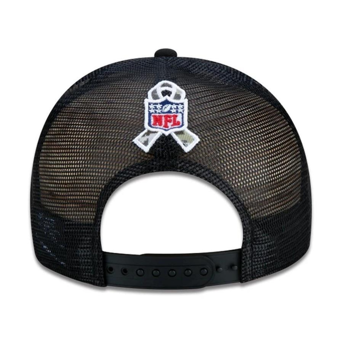 Boné Aba Reta New Era 9Fifty NFL New Orleans Saints 21 Salute to Service - Trucker - Snapback - Adulto - Foto 2