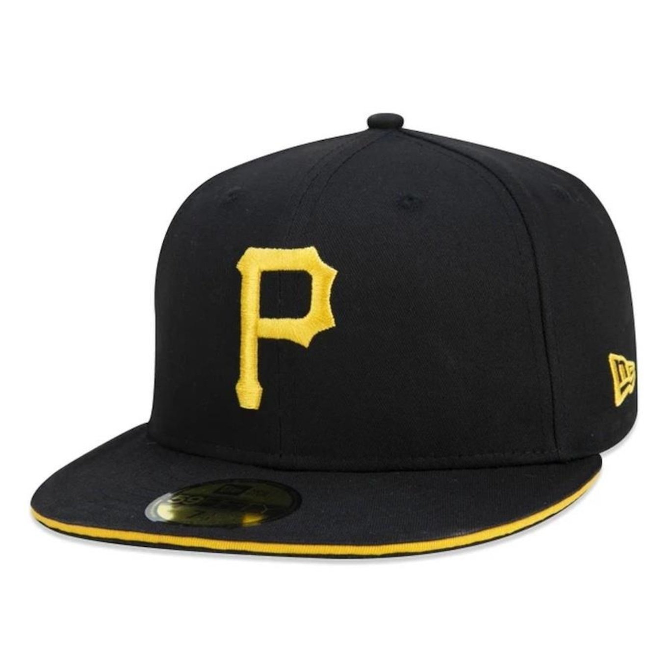 Boné Aba Reta New Era 59Fifty MLB Pittsburgh Pirates Core - Fechado - Adulto - Foto 1