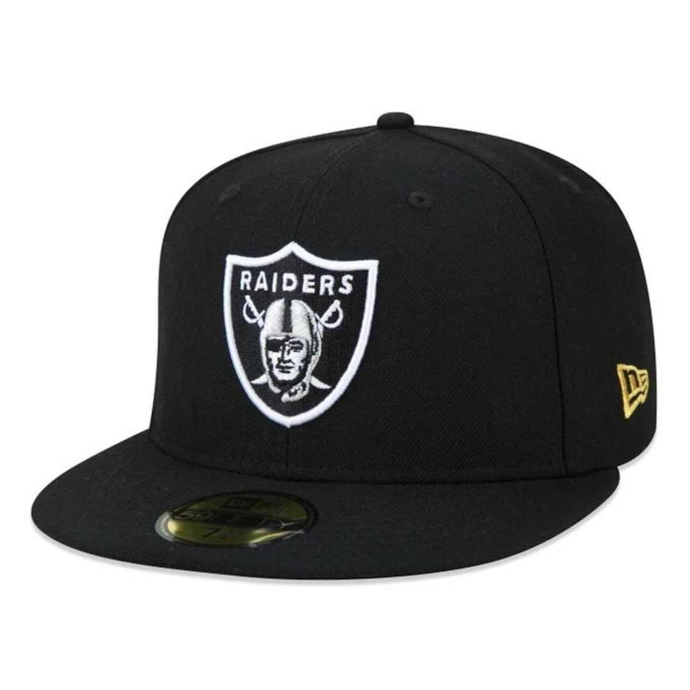 Boné Aba Reta New Era 59Fifty NFL Las Vegas Raiders Core - Fechado - Adulto - Foto 1