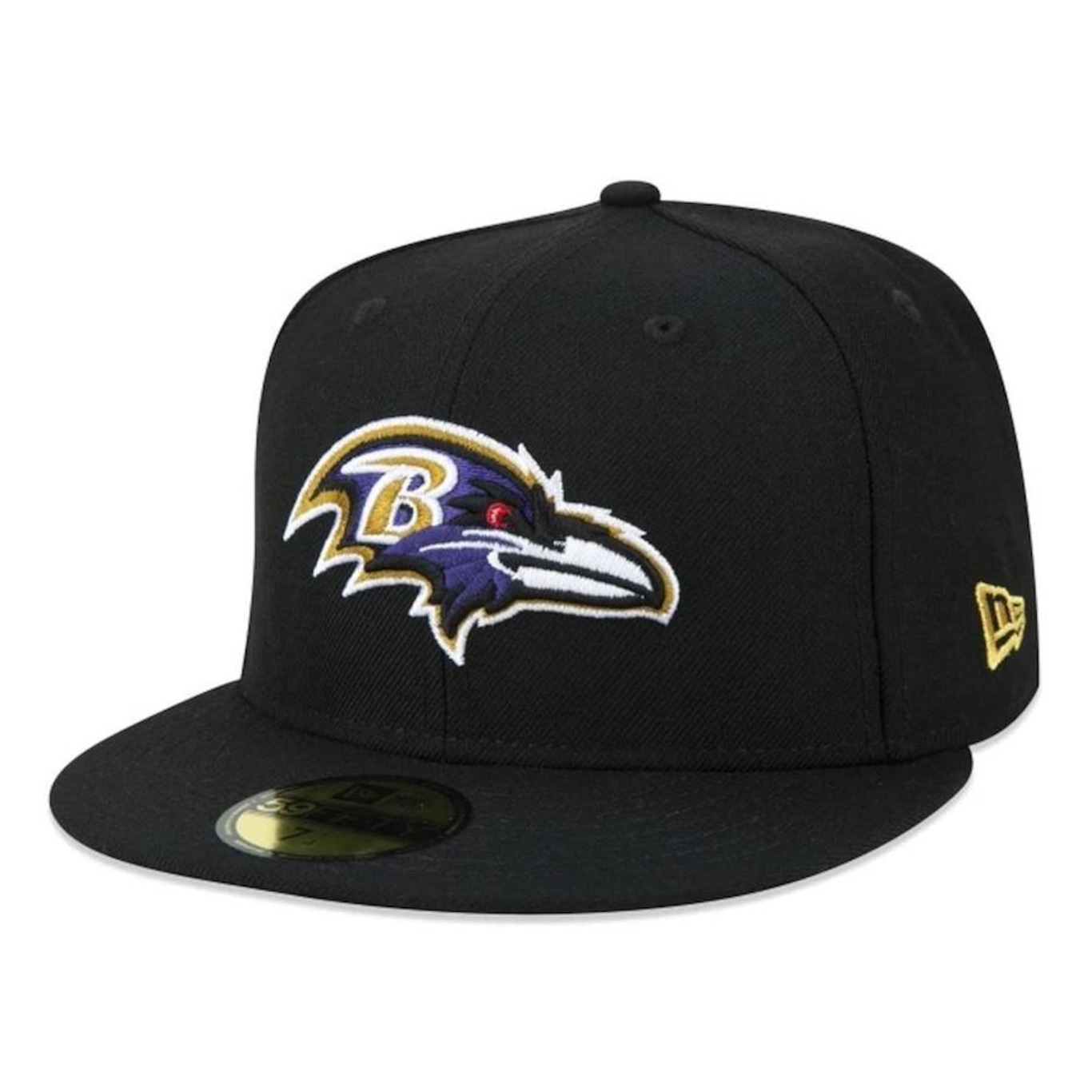 Boné Aba Reta New Era 59Fifty NFL Baltimore Ravens Core - Fechado - Adulto - Foto 1