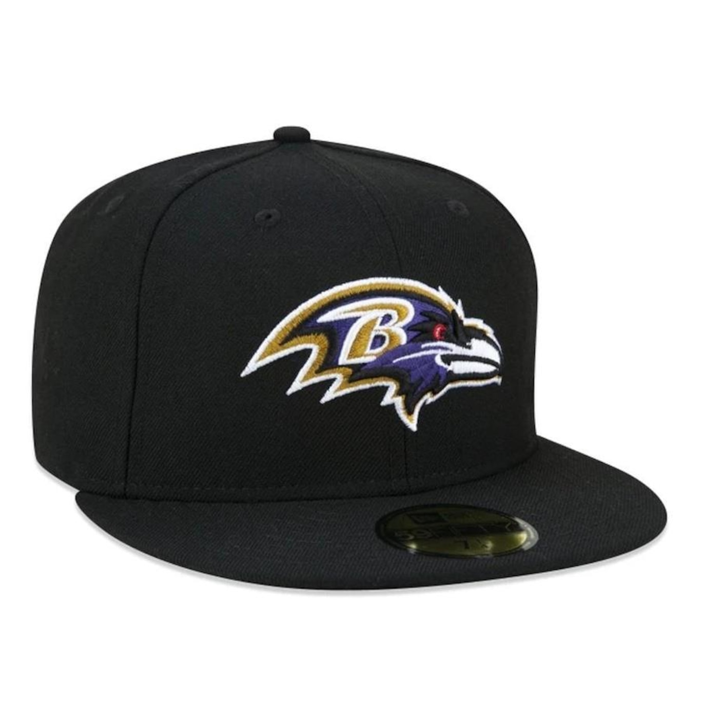 Boné Aba Reta New Era 59Fifty NFL Baltimore Ravens Core - Fechado - Adulto - Foto 4