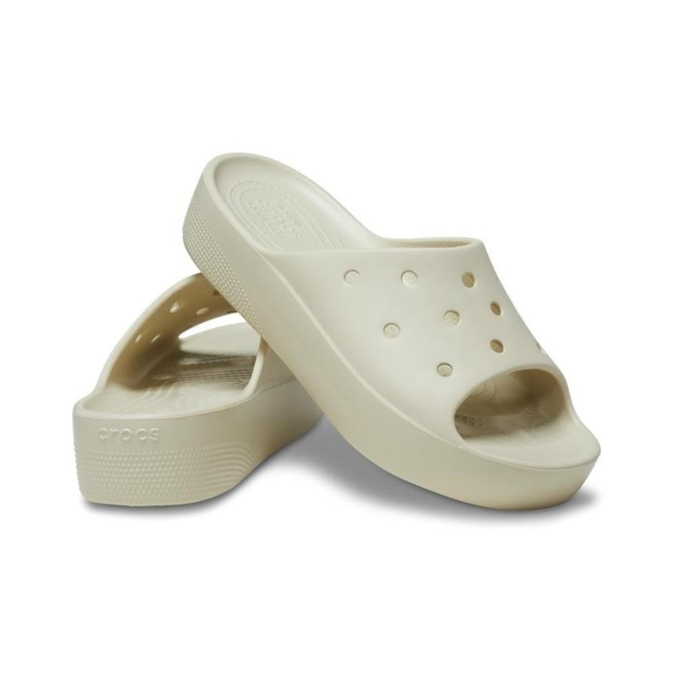 Chinelo Crocs Classic Plataform Slide - Feminino - Foto 3