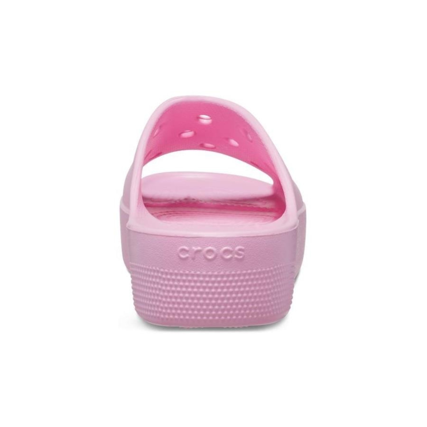 Chinelo Crocs Classic Plataform Slide Flamingo - Feminino - Foto 5