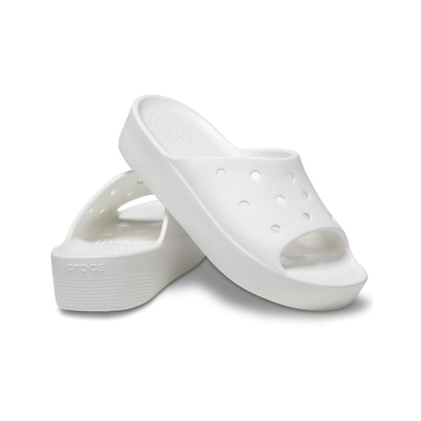 Chinelo Crocs Classic Plataform Slide - Feminino - Foto 3