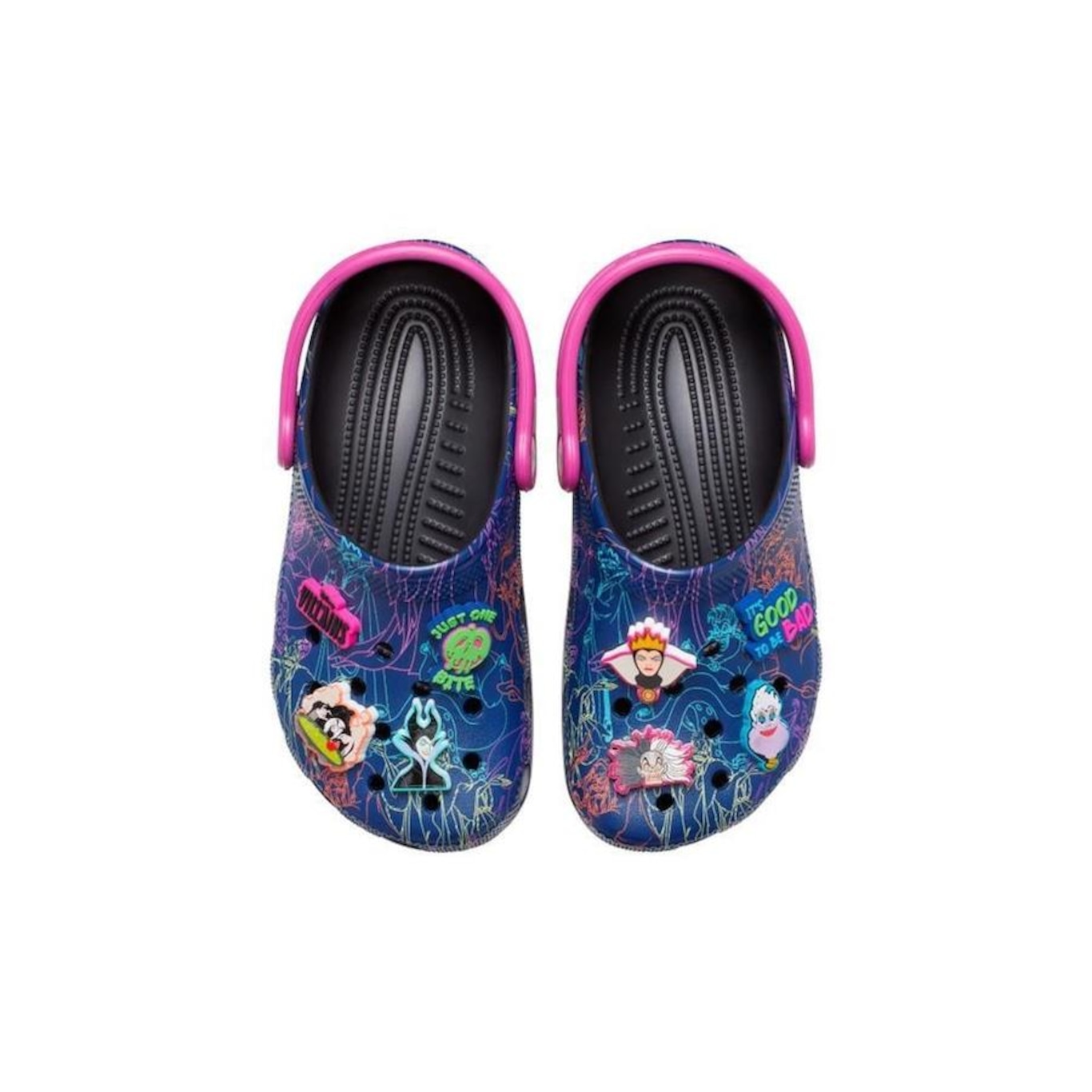 Sandália Crocs Classic Diney Villains Clog K - Infantil - Foto 4