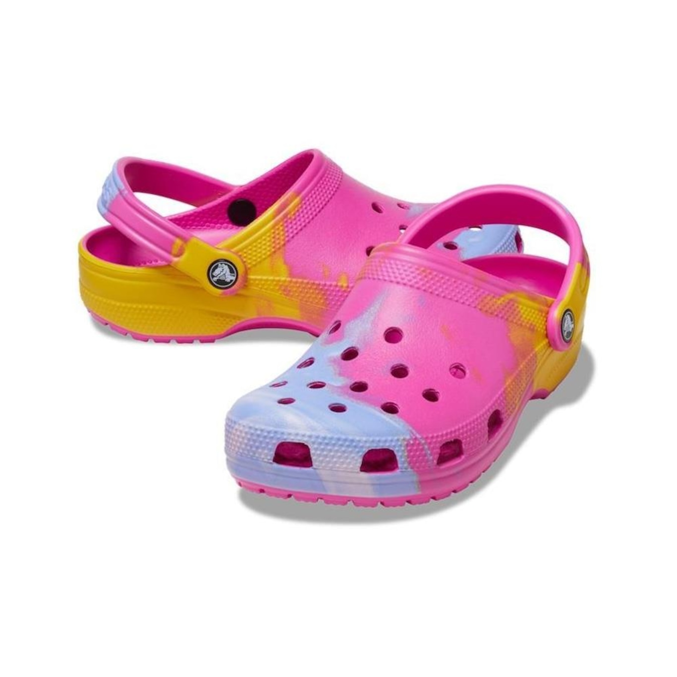 Chinelo Crocs Classic Ombre Clog J- Unissex - Foto 3