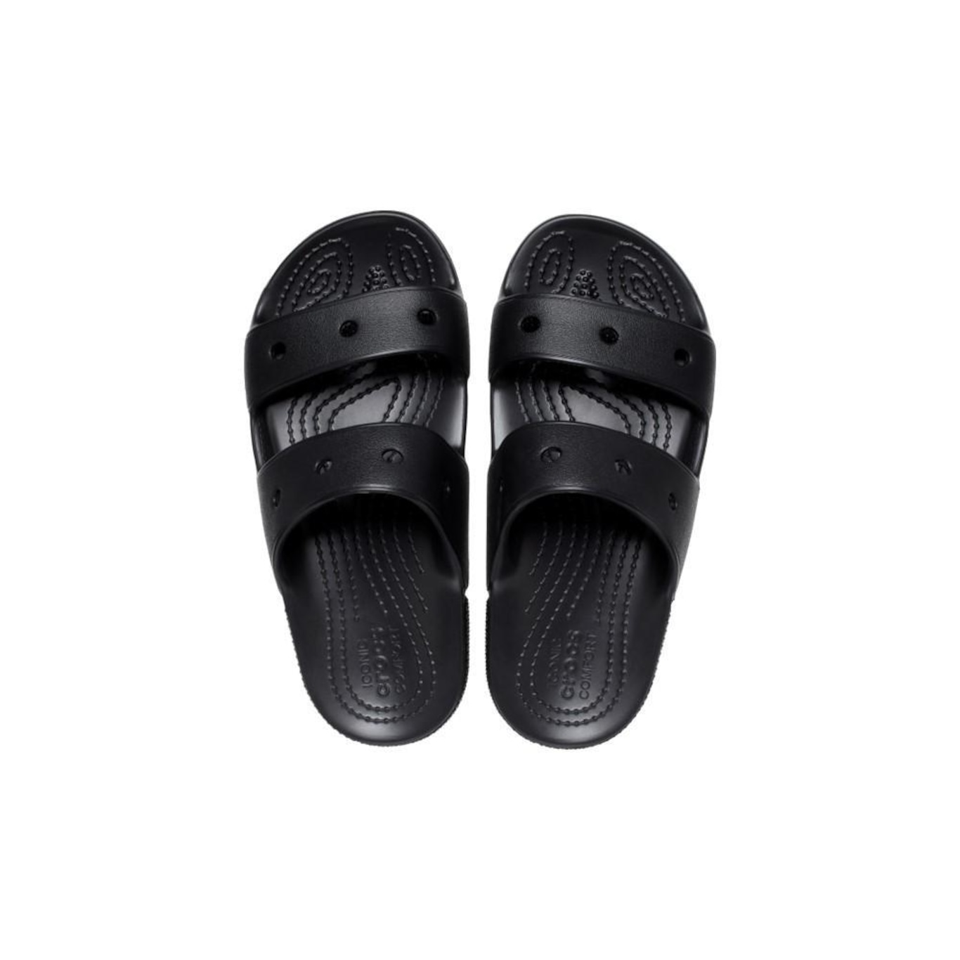 Chinelo Slide Crocs Classic Sandal K - Infantil - Foto 5