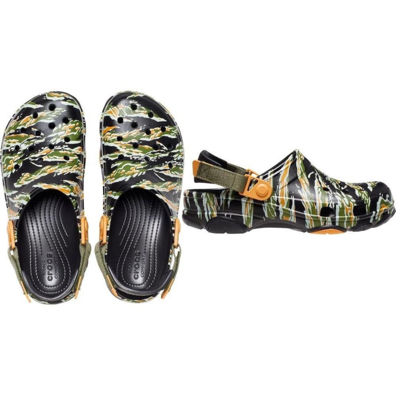 Sandália Crocs Classic All Terrian Camo Clog - Masculino - Foto 6