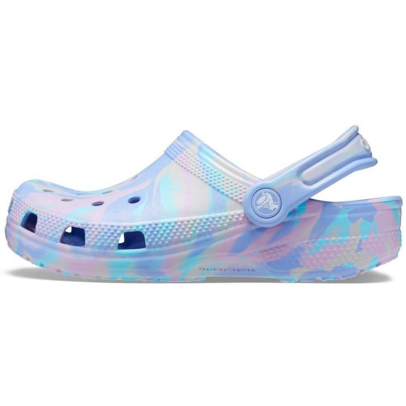 Chinelo Crocs Classic Plataform Flip Moon Jelly 40 Azul - Compre Agora