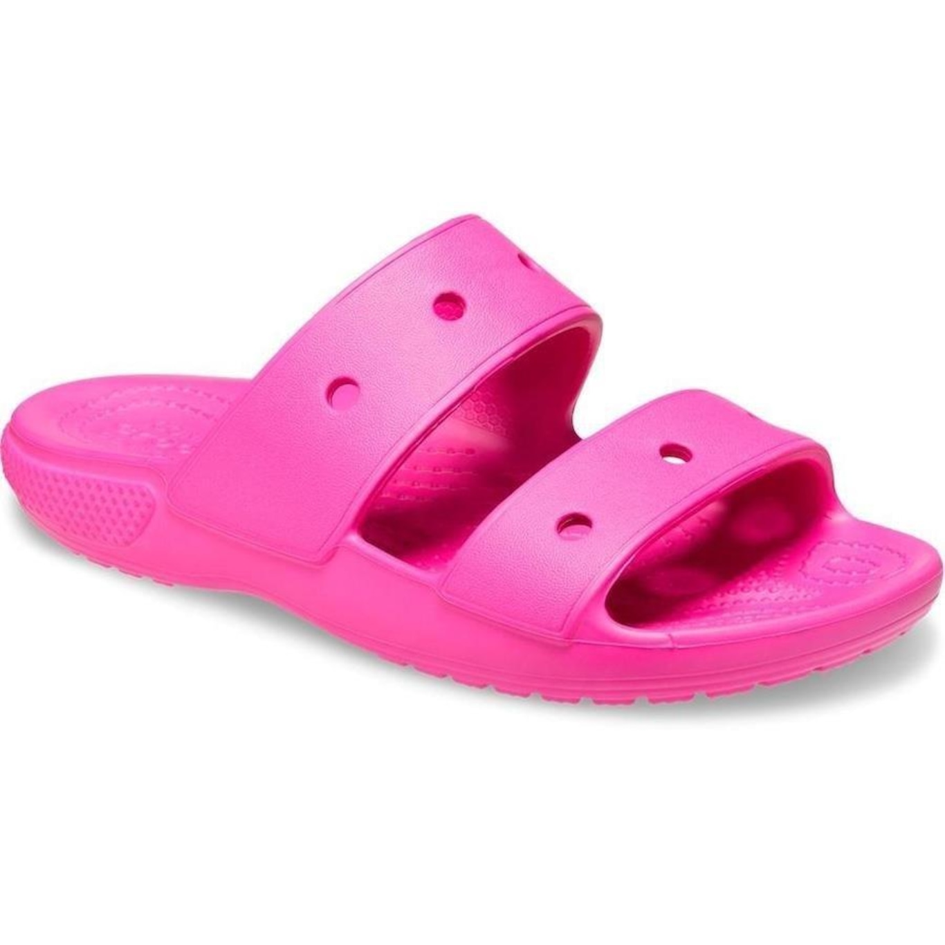 Chinelo Slide Crocs Classic Sandal K - Infantil - Foto 4