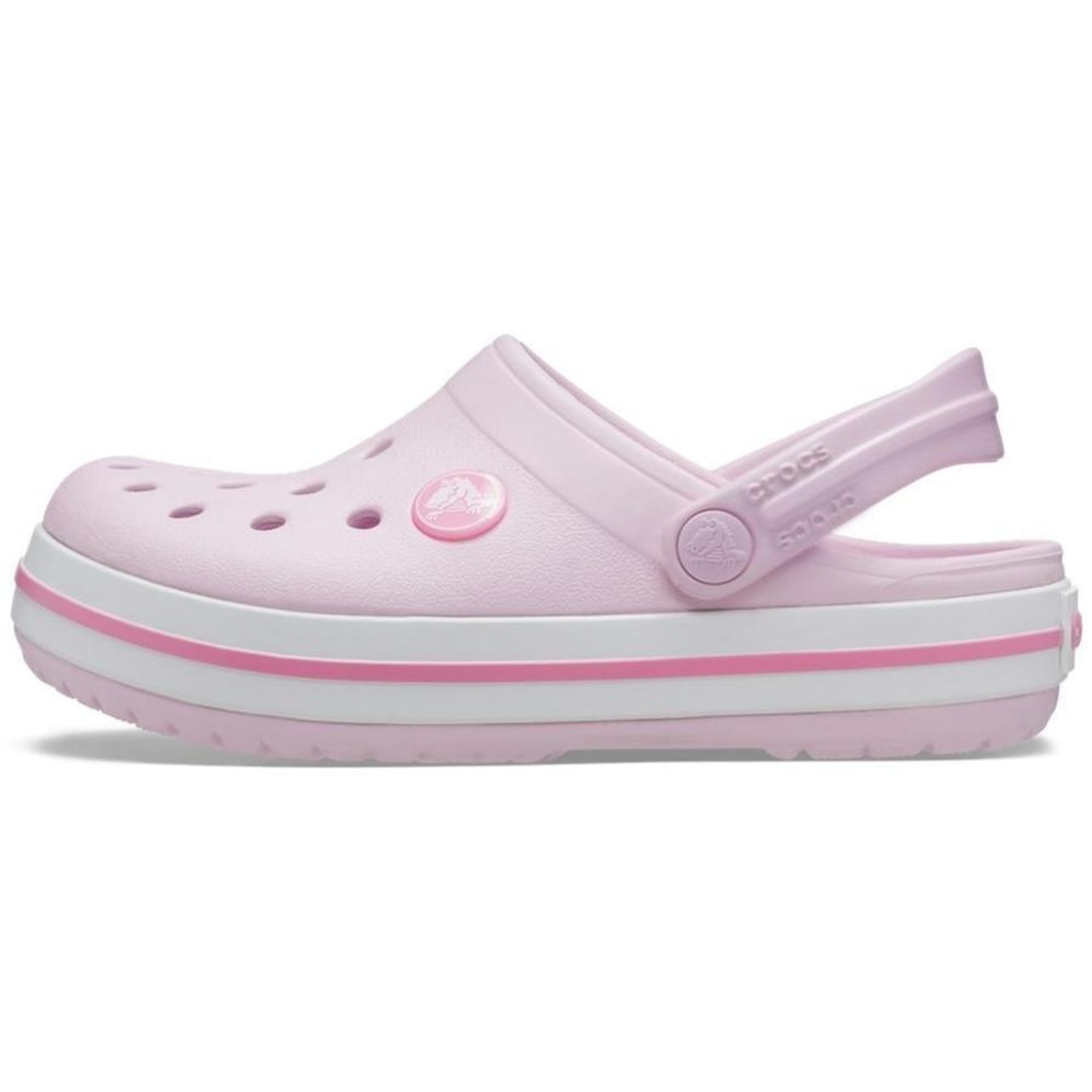 Sandália Crocs Crocband Clog Kids Ballerina - Infantil - Foto 2