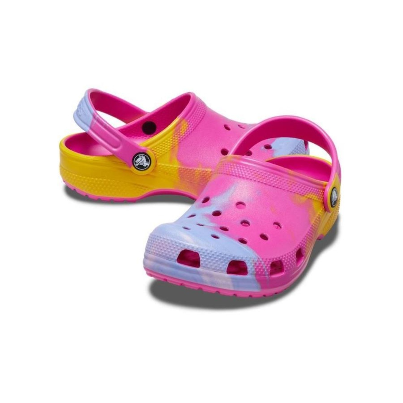 Sandália Crocs Classic Ombre Clog - Infantil - Foto 3