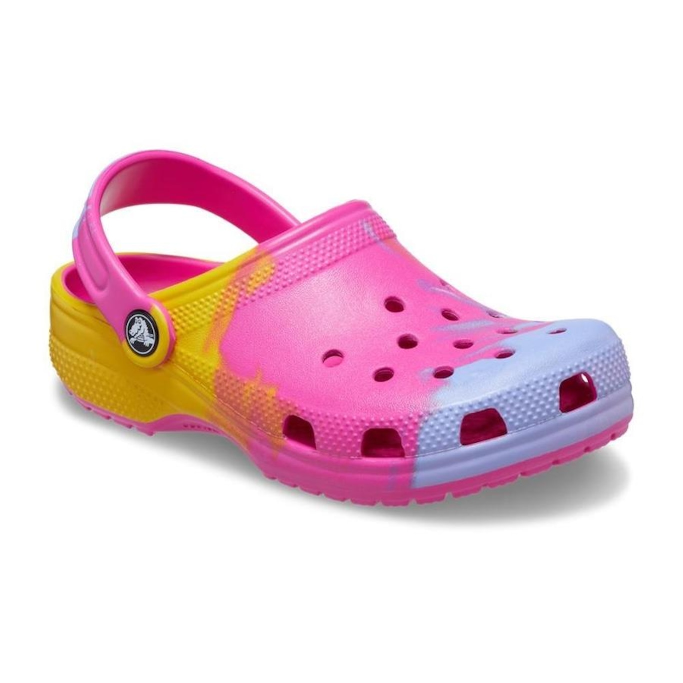 Sandália Crocs Classic Ombre Clog - Infantil - Foto 4