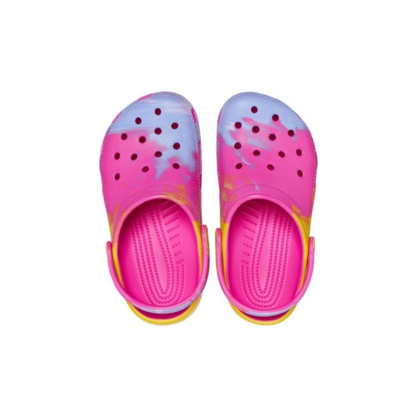 Sandália Crocs Classic Ombre Clog - Infantil - Foto 5