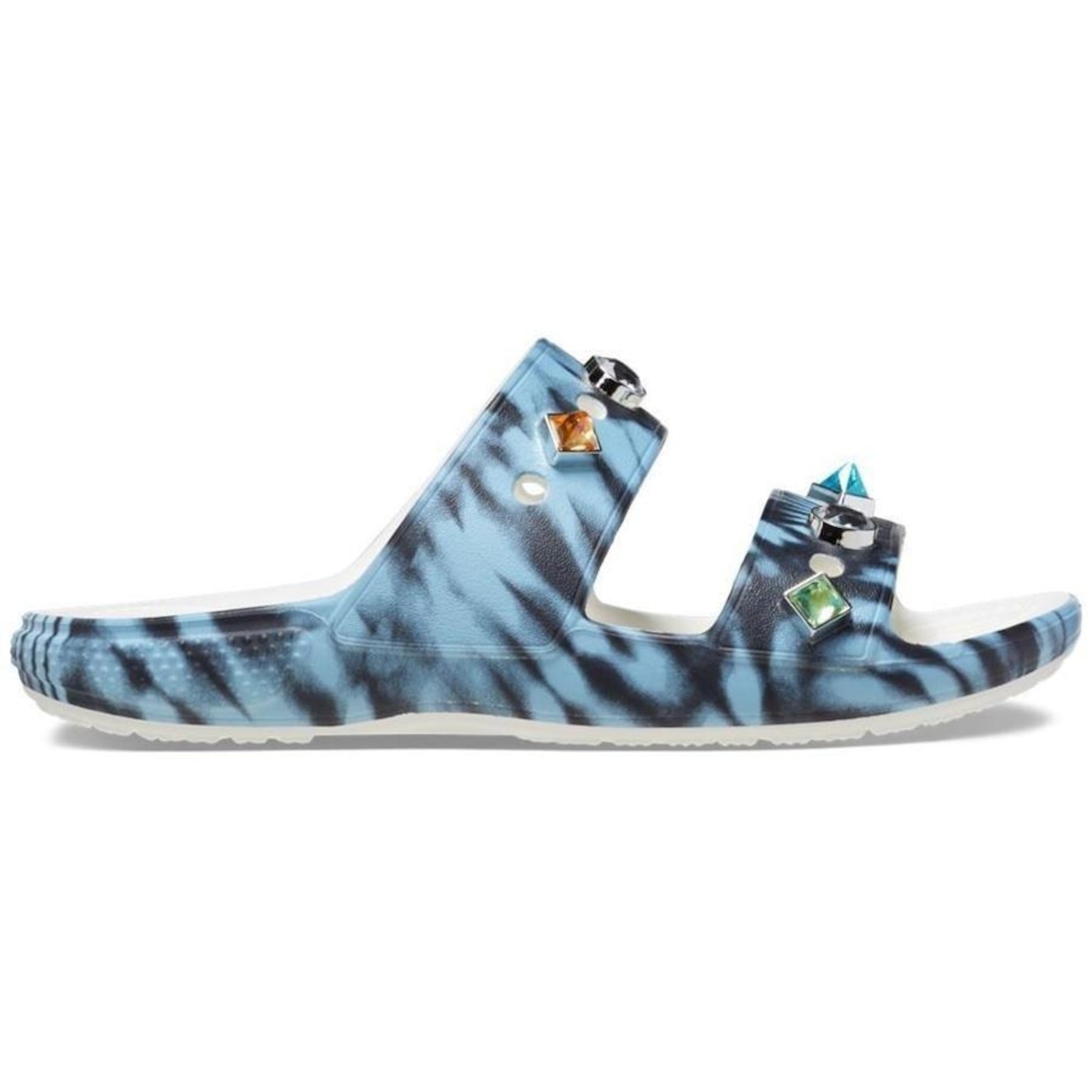 Chinelo Slide Crocs Classic Lil Rebel Sandal K - Infantil - Foto 3