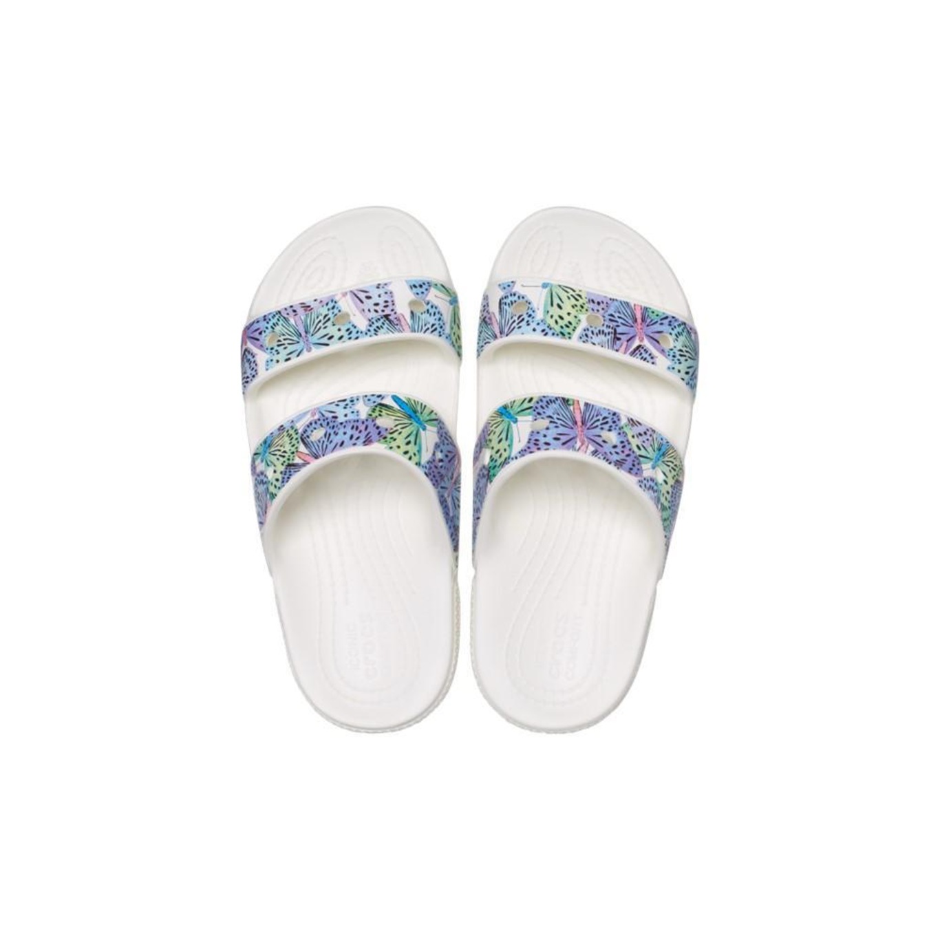 Chinelo Slide Crocs Classic Butterfly Sandal - Infantil - Foto 5