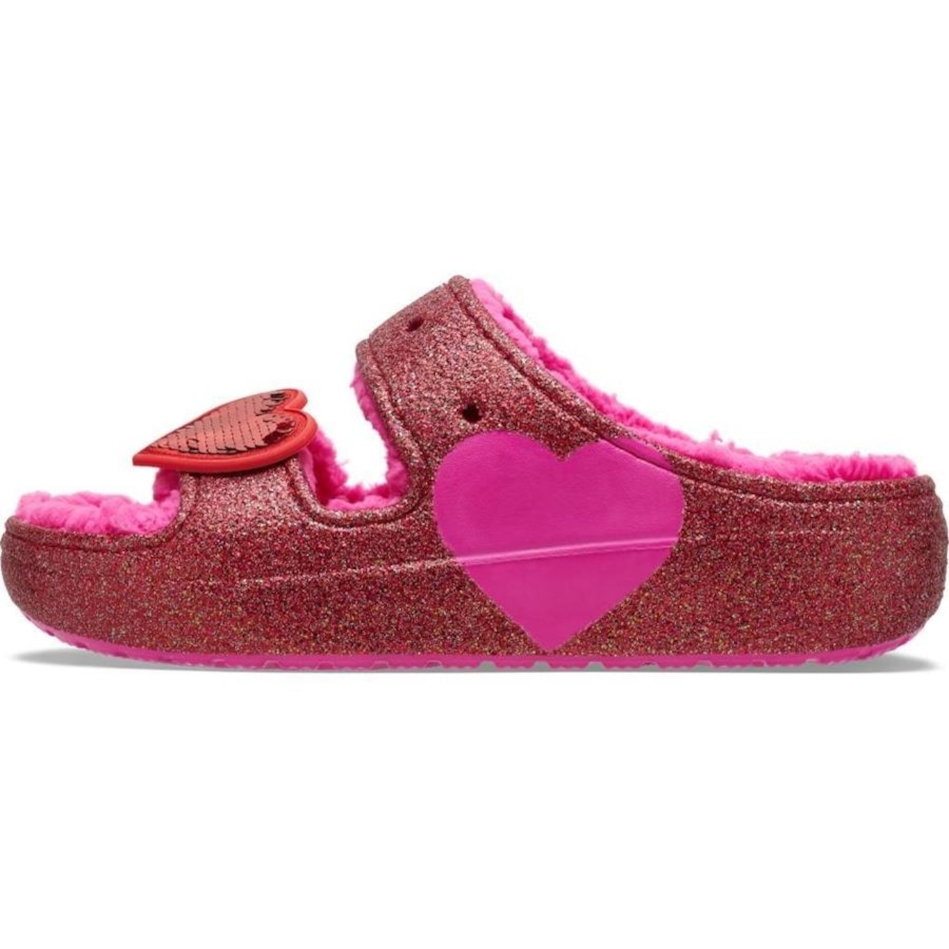 Sandália Crocs Classic Cozzzy Vday Sandal - Unissex - Foto 2