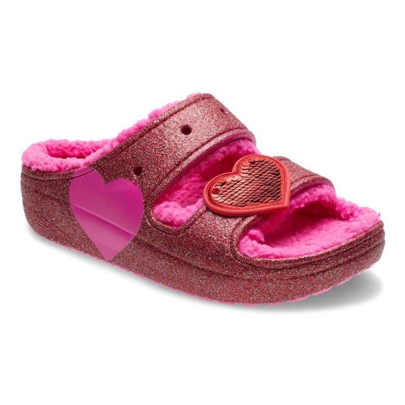 Sandália Crocs Classic Cozzzy Vday Sandal - Unissex - Foto 3