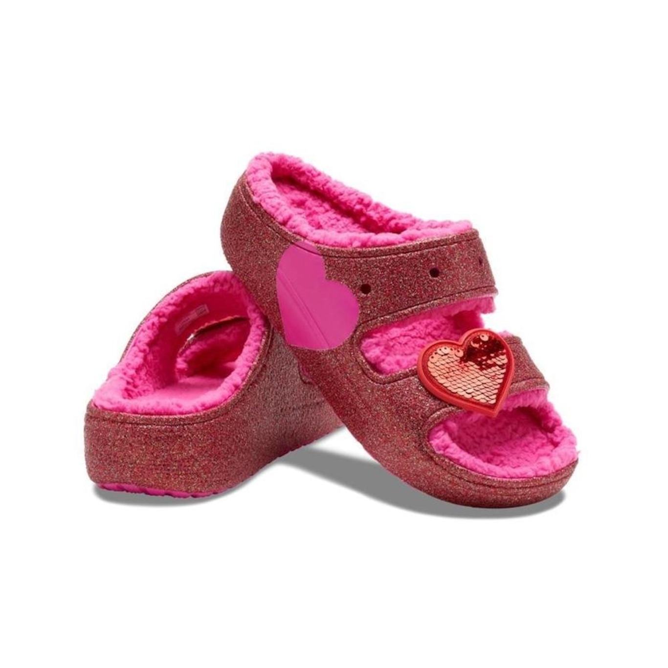 Sandália Crocs Classic Cozzzy Vday Sandal - Unissex - Foto 4