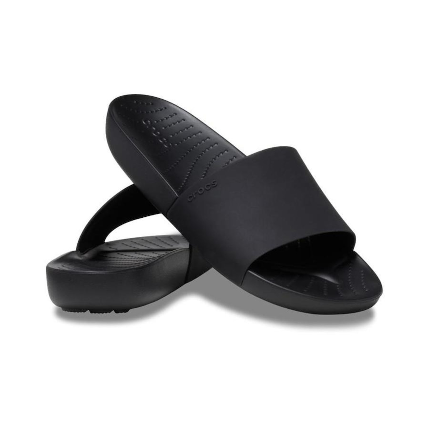 Chinelo Crocs Splash Slide - Feminino - Foto 4