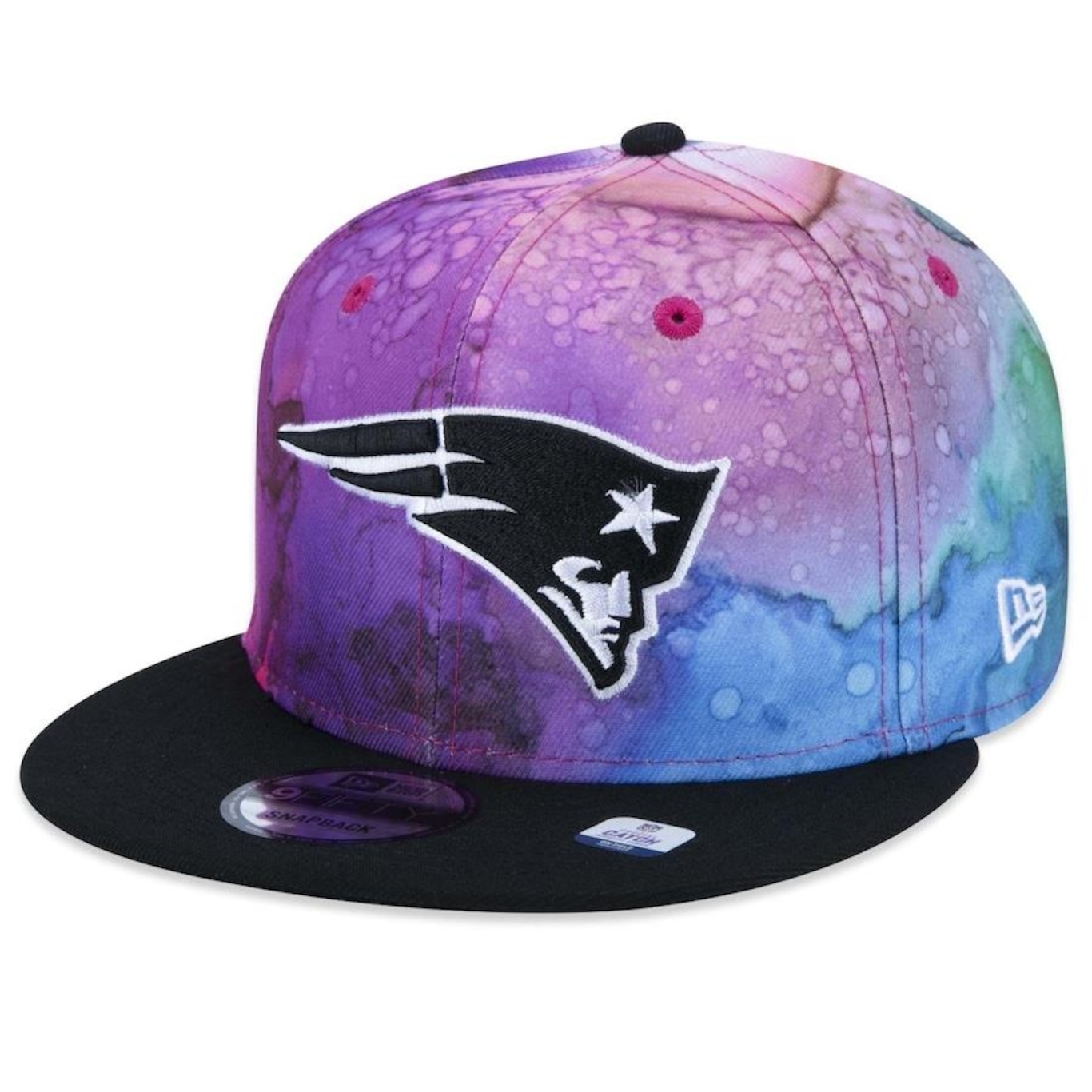 Boné Aba Reta New Era 9FIFTY New England Patriots Crucial Catch 2022 - Snapback - Adulto - Foto 3