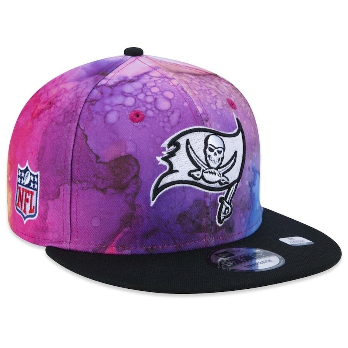 Boné Aba Reta New Era 9FIFTY Tampa Bay Buccaneers Crucial Catch 2022 - Snapback - Adulto - Foto 1