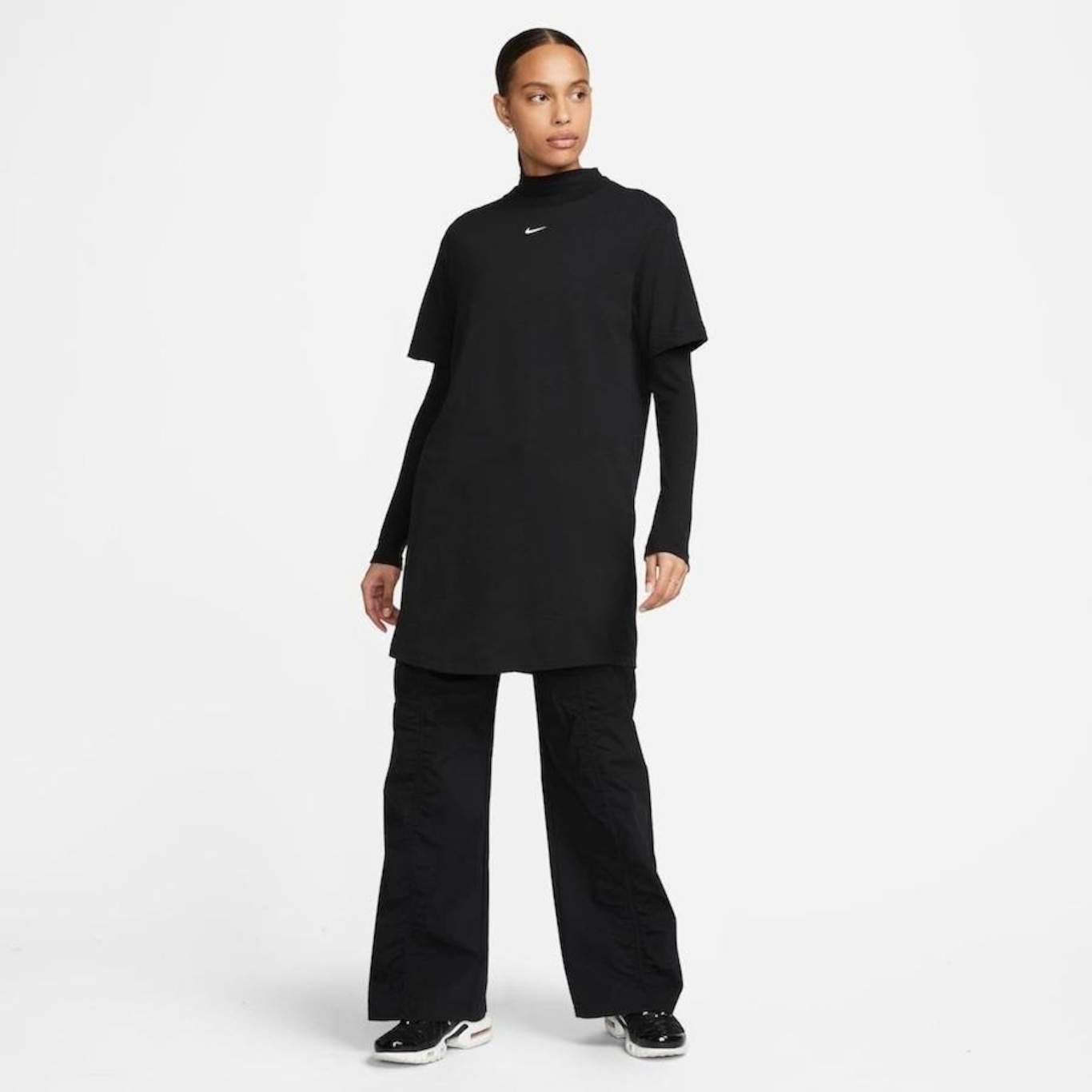 Vestido Nike Sportswear Rally Slvlss Dress-Ftw Preto - Compre