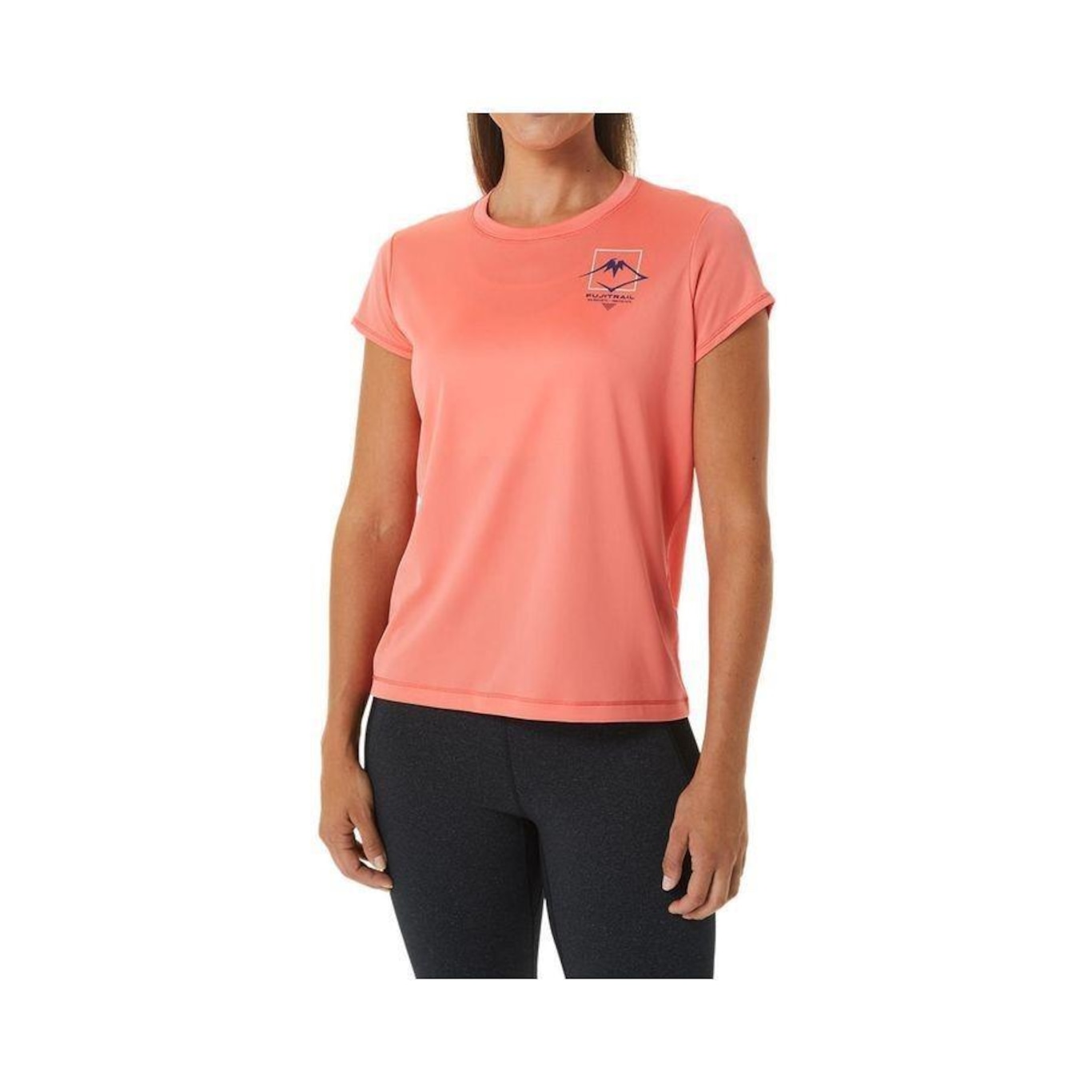 Camiseta Feminina ASICS Manga Curta SS TOP - Foto 1