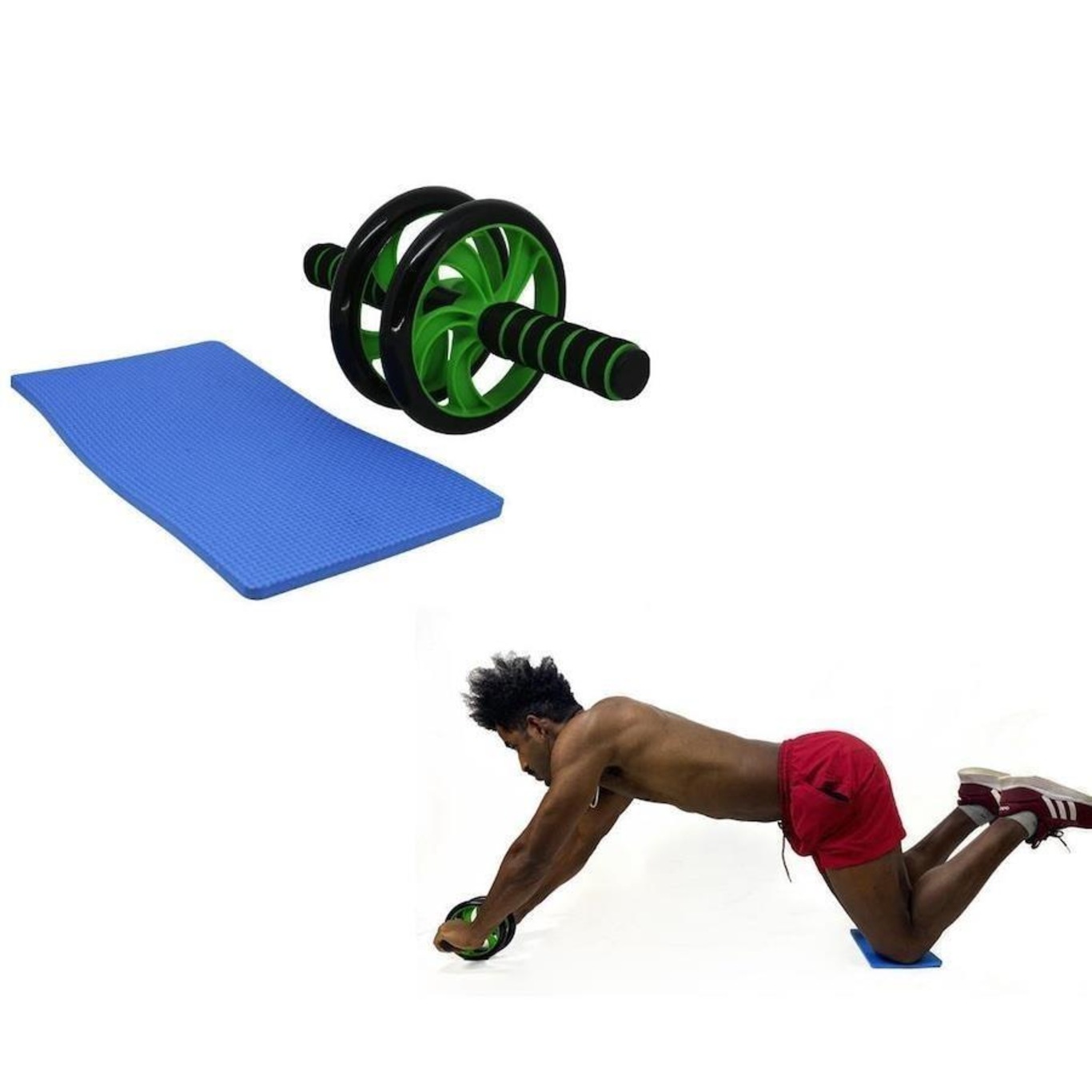 Palestra Da Roda Roda Abdominal de Exercícios Pista e Campo e Toalha de Rosto em ...