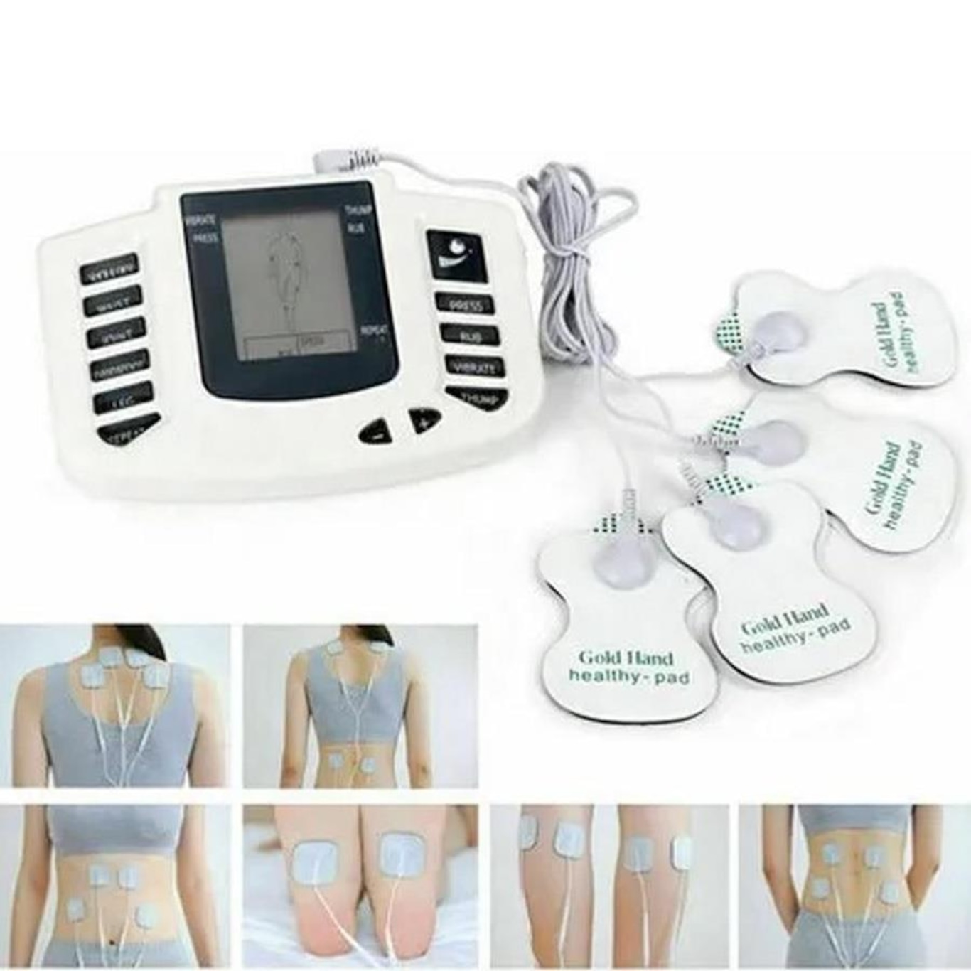 Massageador Muscular SML Profissional Tens Eletro Estimulador Portátil - Foto 2