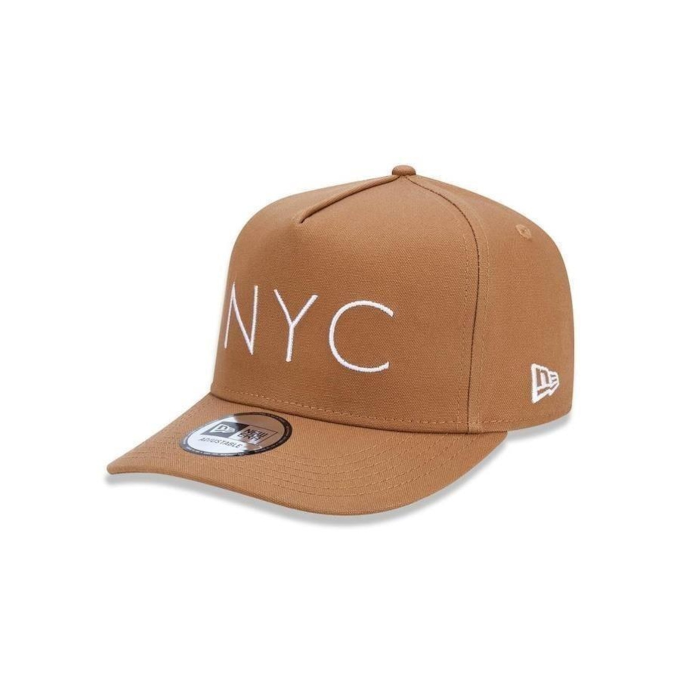 BONÉ NEW ERA 9FORTY A-FRAME NYC KAKI - SNAPBACK - ADULTO - Foto 1