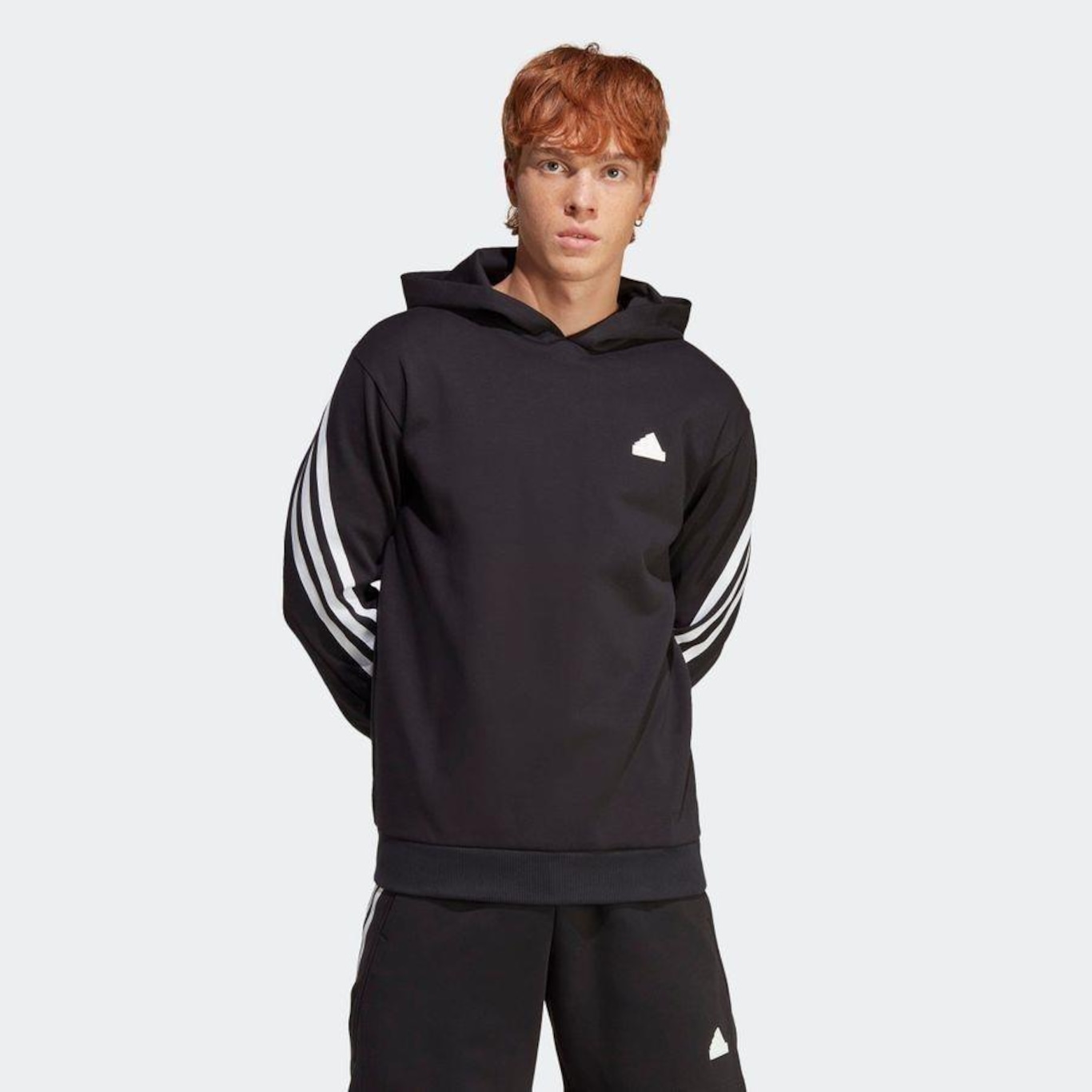 Blusão de Moletom com Capuz adidas Future Icon - Masculino - Foto 4