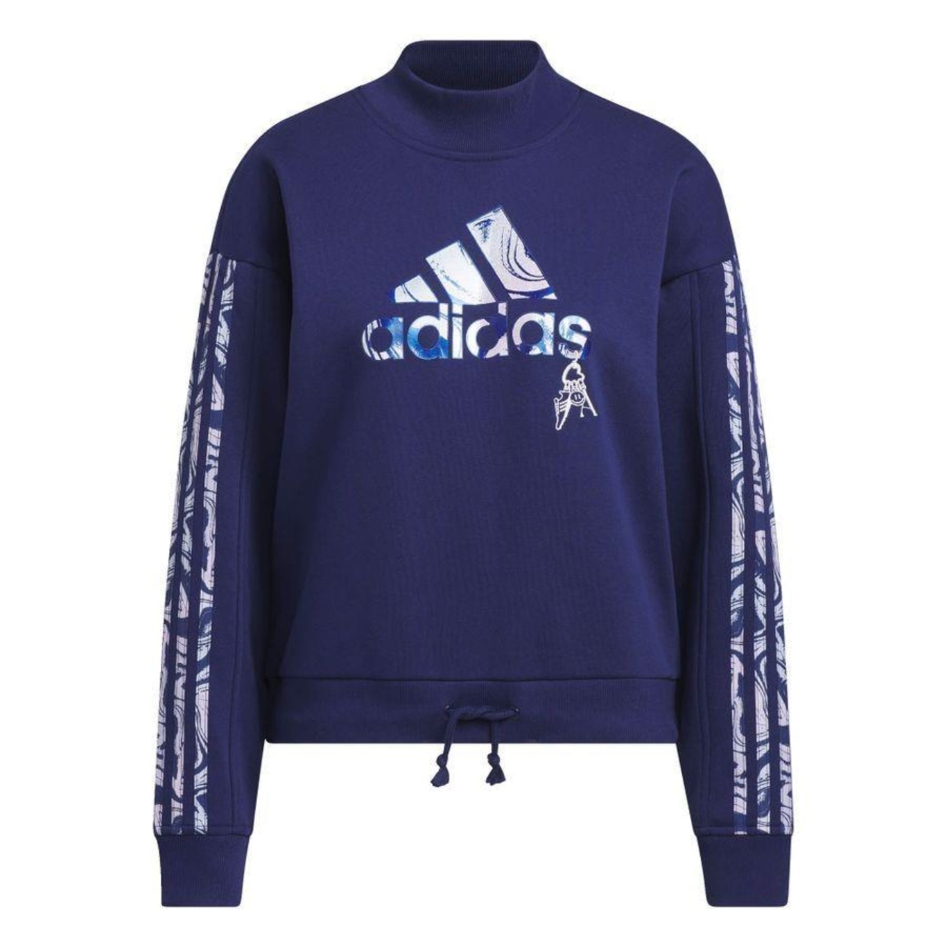 Adidas women's changeover tape best sale crewneck sweatshir