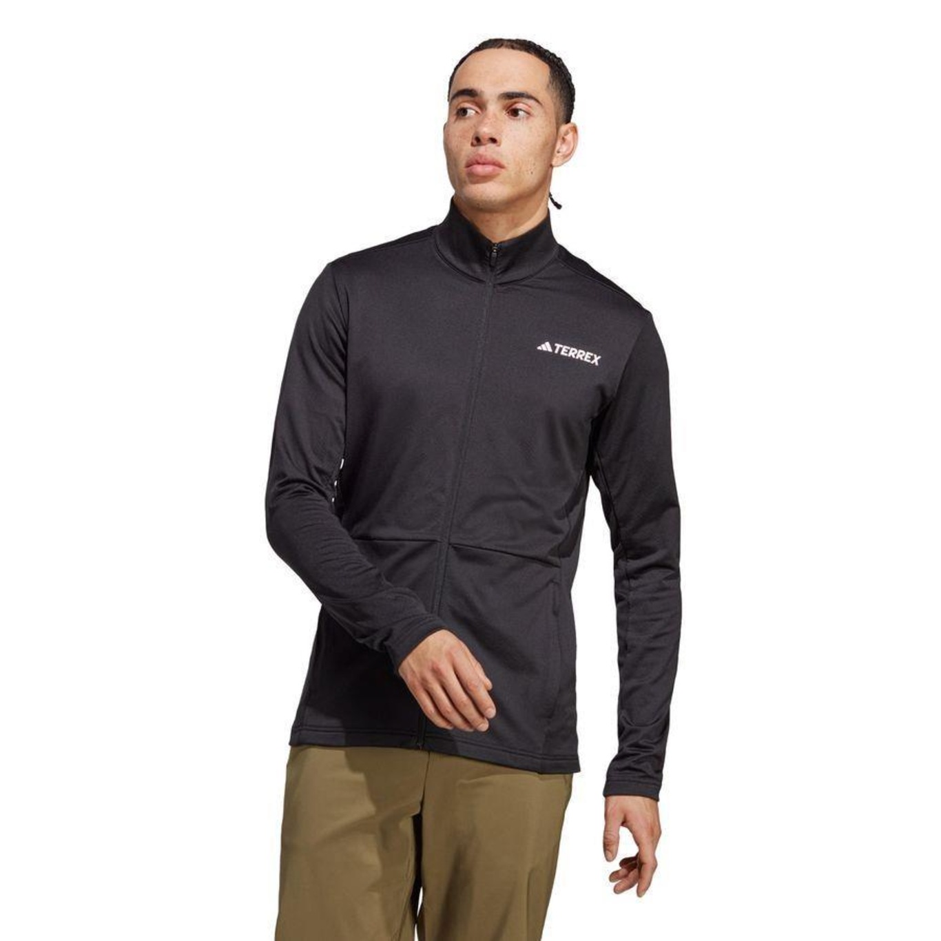 Jaqueta sem Capuz adidas Terrex Multi Full-Zip Fleece - Masculina - Foto 2