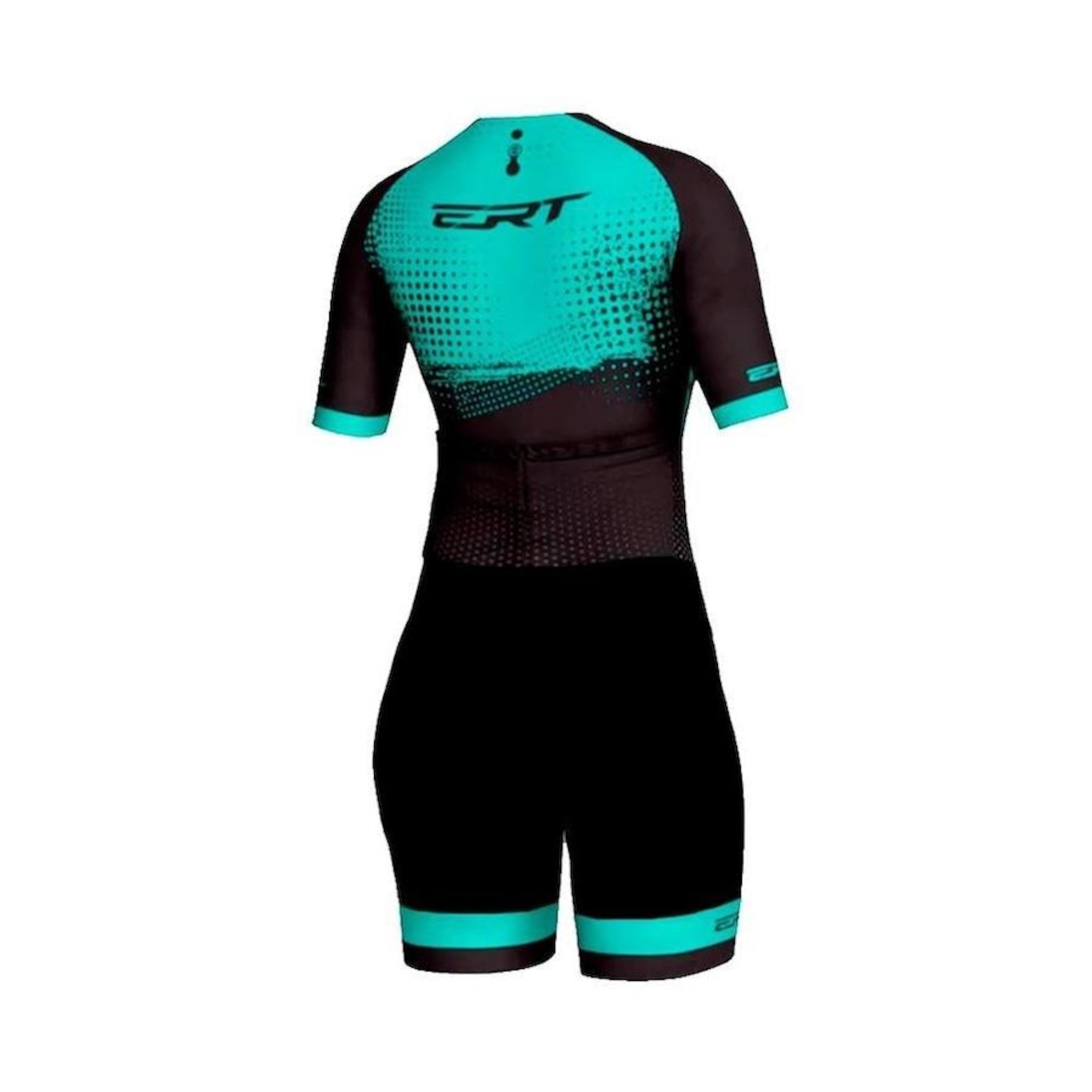 Macaquinho de Ciclismo ERT New Elite Tourmaline Forro Gel - Feminino - Foto 2