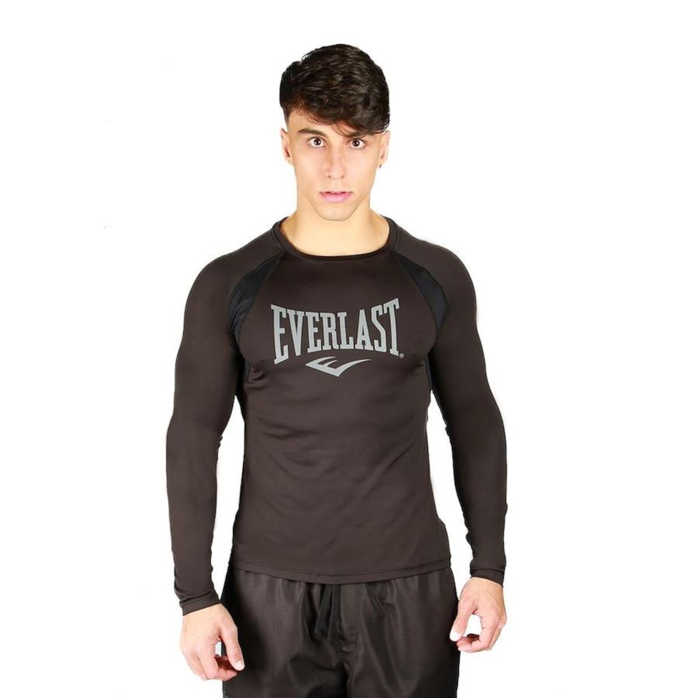 Rash Guard Everlast Microfibra Manga Longa - Masculina - Foto 1