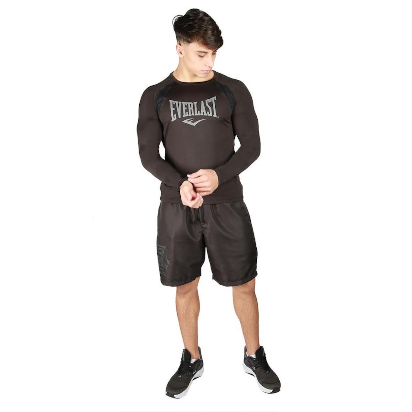 Rash Guard Everlast Microfibra Manga Longa - Masculina - Foto 5