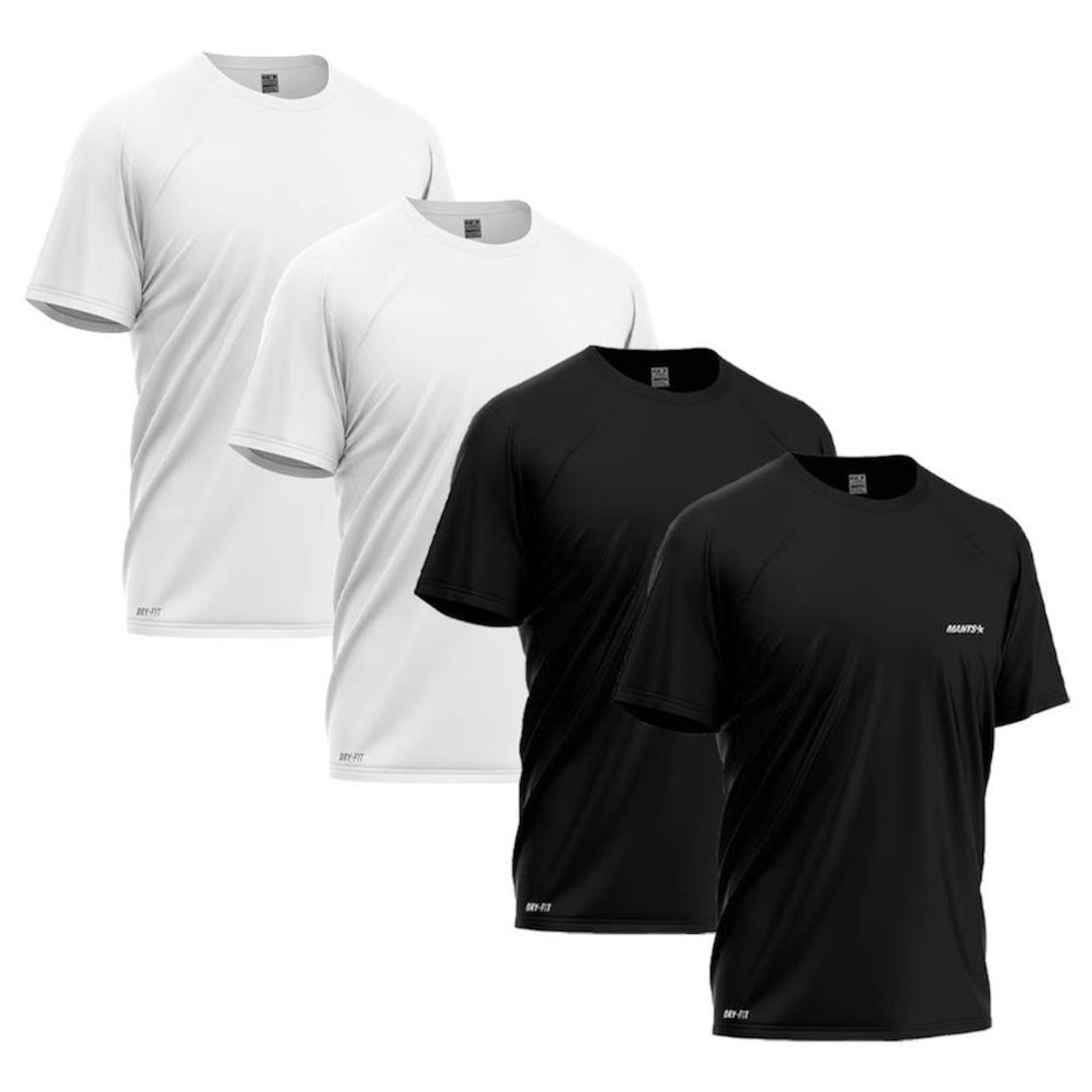 Kit Camisetas Térmica Mants Dry Fit Estampa Refletiva - 4 Unds - Masculina - Foto 1