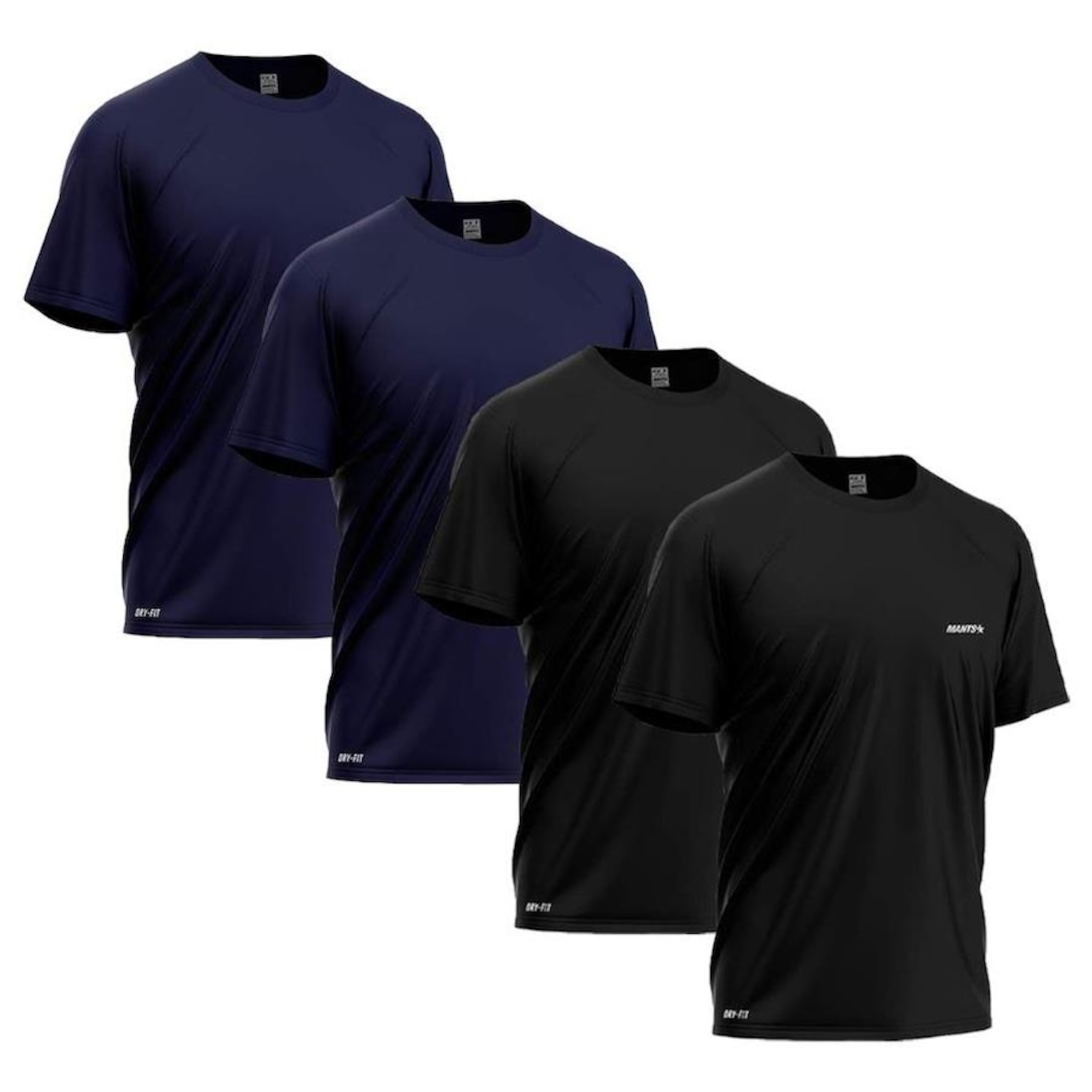 Kit Camisetas Térmica Mants Dry Fit Estampa Refletiva - 4 Unds - Masculina - Foto 1