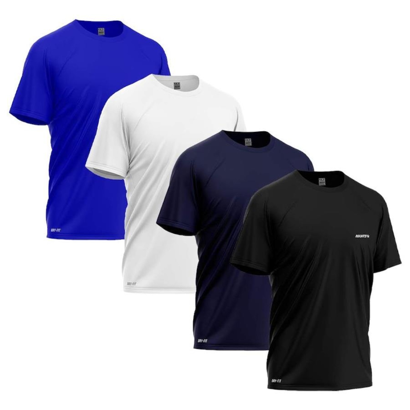 Kit Camisetas Térmica Mants Dry Fit Estampa Refletiva - 4 Unds - Masculina - Foto 1