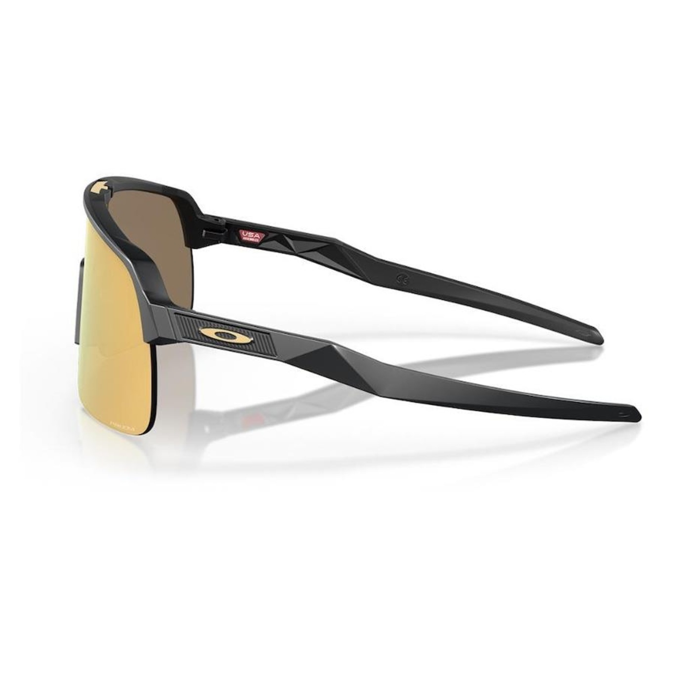 Óculos de Sol Unissex Oakley Sutro Lite Matte Carbon Prizm 24K - Foto 3