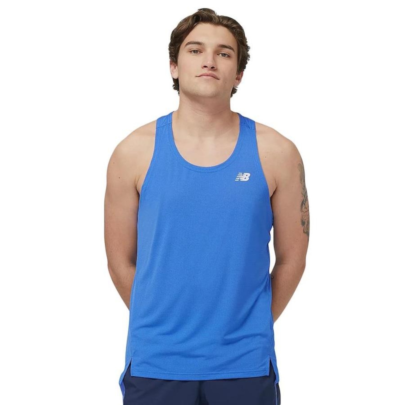 Camiseta Regata New Balance Accelerate Singlet - Masculina - Foto 1