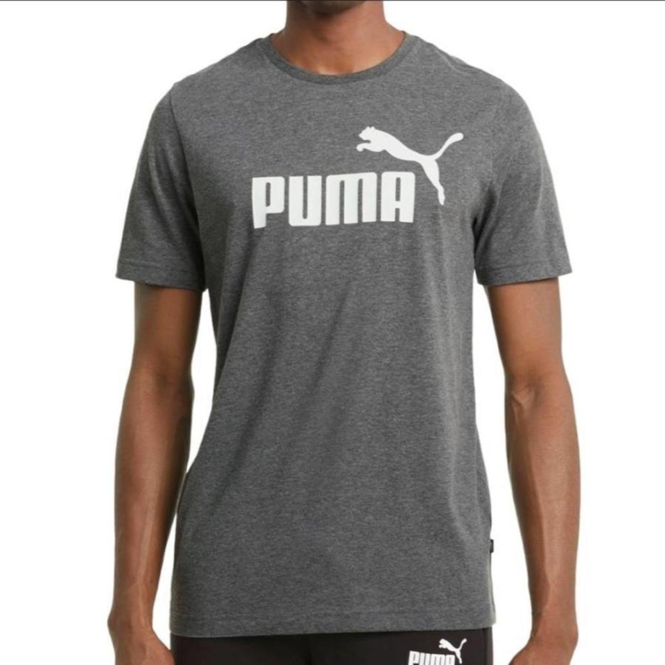 Camiseta Puma Ess Heather Tee - Masculina - Foto 3