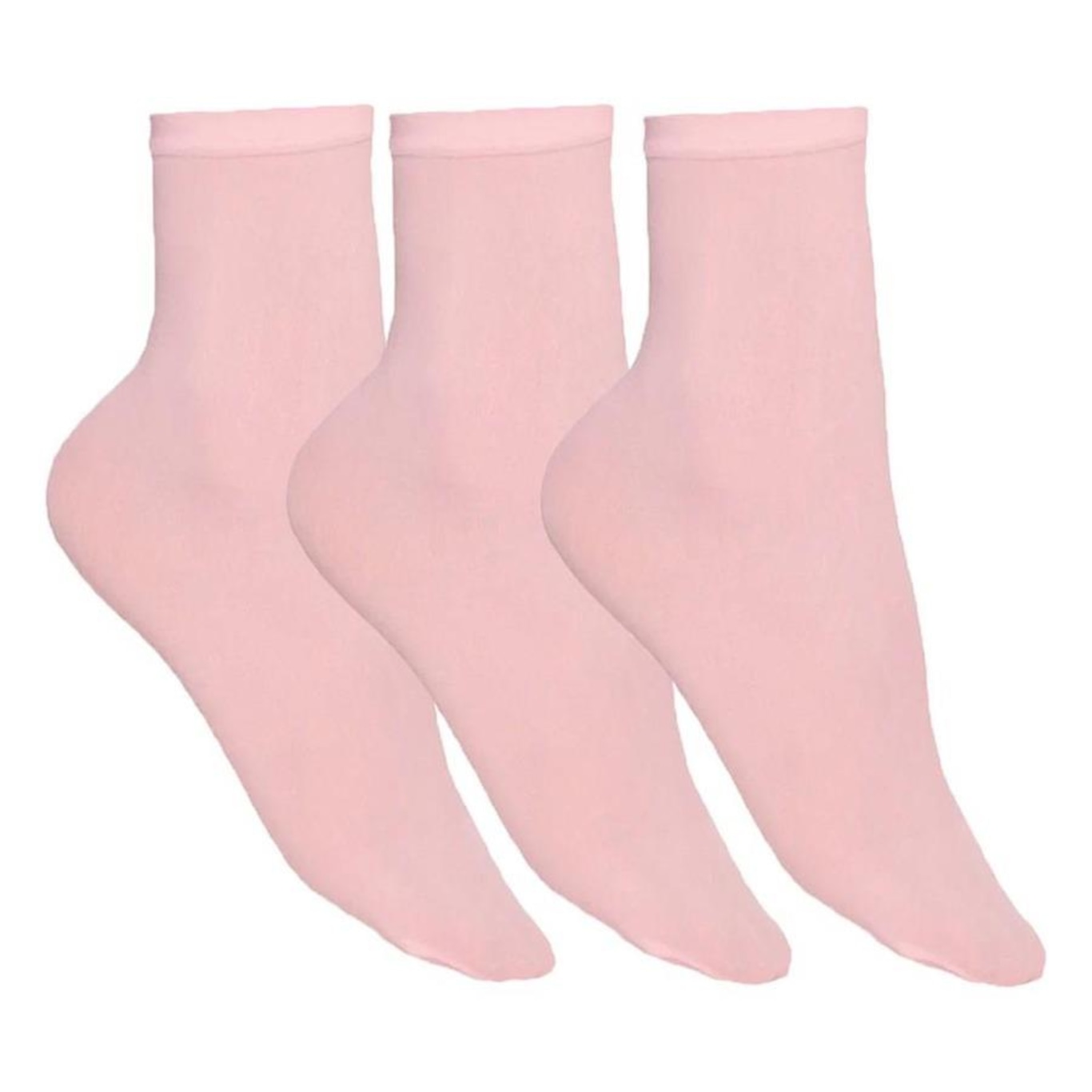 Kit Meias Selene Ballet Fio 40 - 3 Pares - Infantil - Foto 1