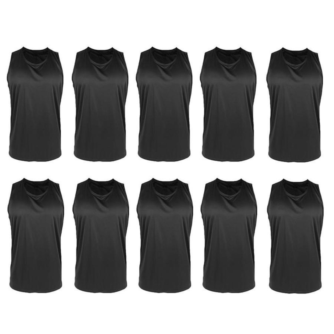 Kit Camisetas Regatas PMC Básica - 10 Unidades - Masculina - Foto 1