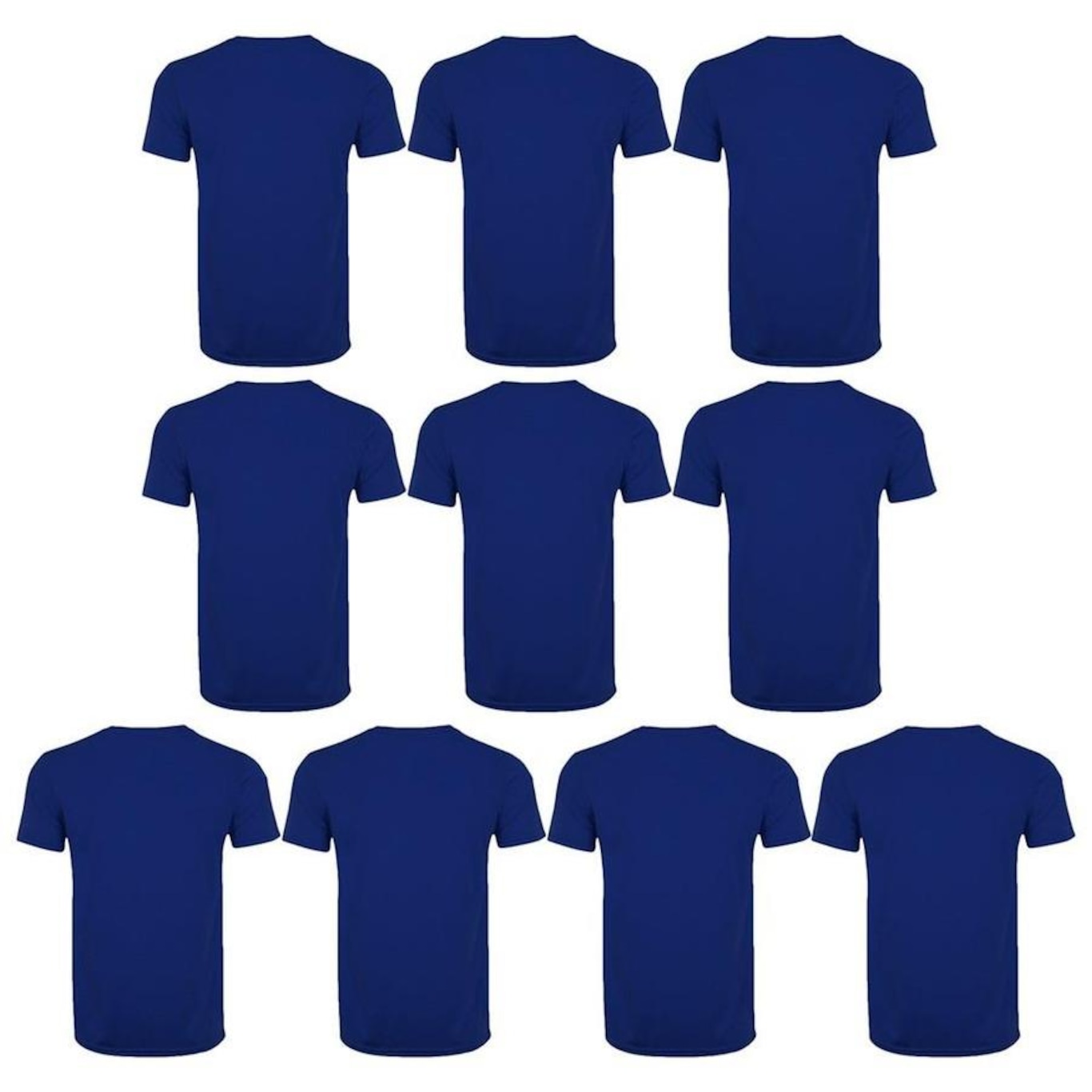 Kit Camisetas PMC Básica - 10 Unidades - Masculina - Foto 2