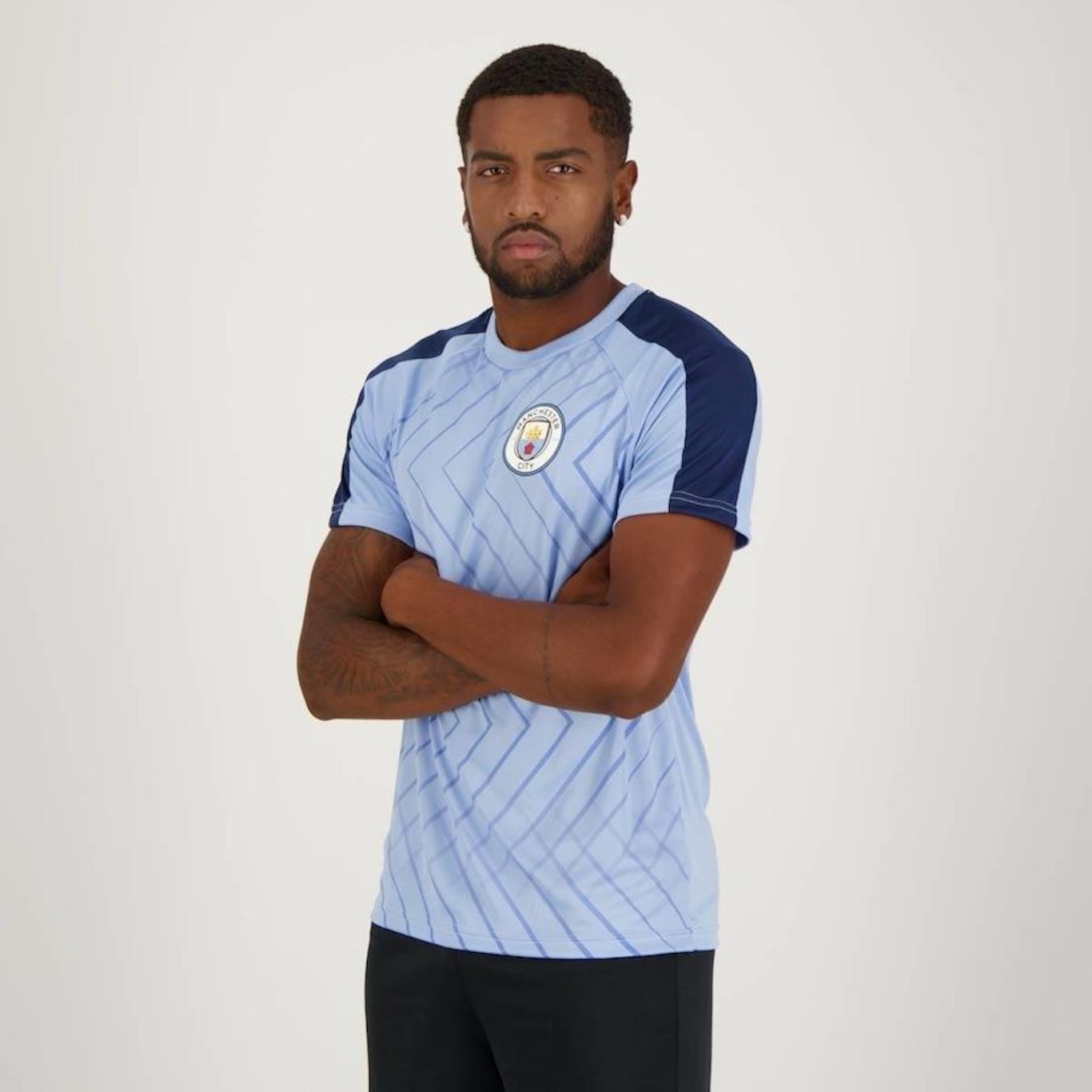 Camiseta Manchester City XPS Sports Masculina Gilmore - Foto 1